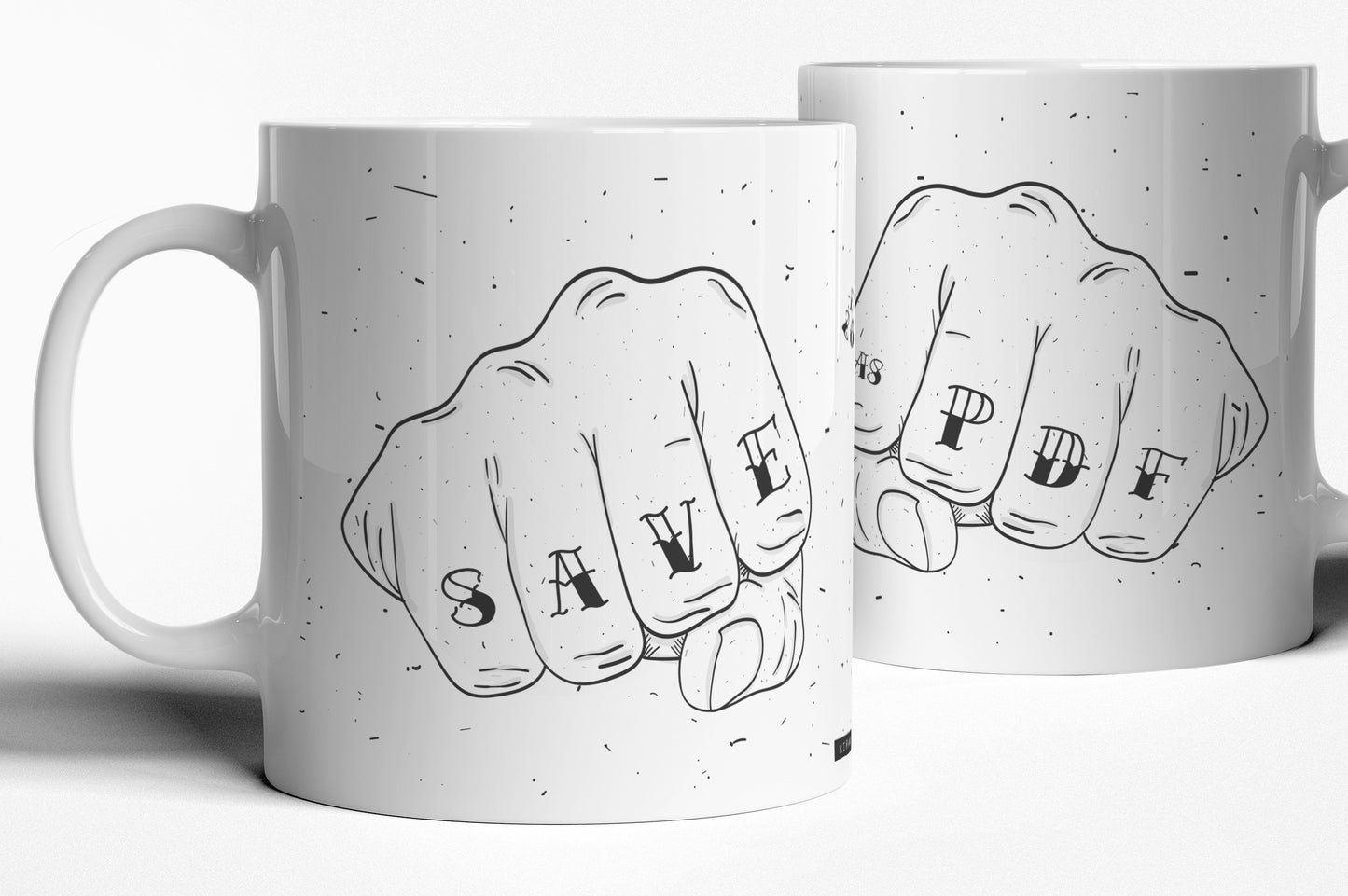 Mug Tough Life - Save as PDF